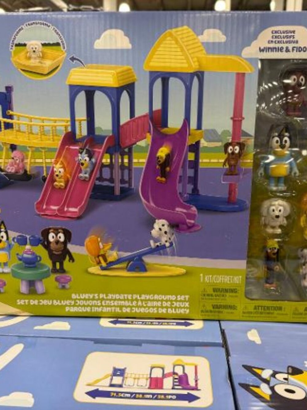 NEW Bluey's Playdate Playground Set